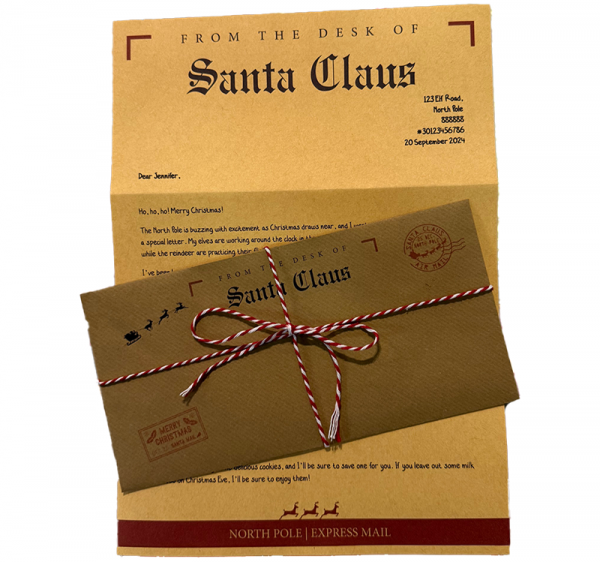Personal Letter from Santa