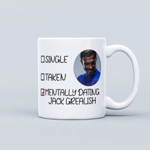 Mentally Dating Jack Grealish Mug | Tea Coffee Ceramic Mug Cup | Gift For Jack Grealish Fan | Celebrity Heartthrob Fancy Crush Gift For Her