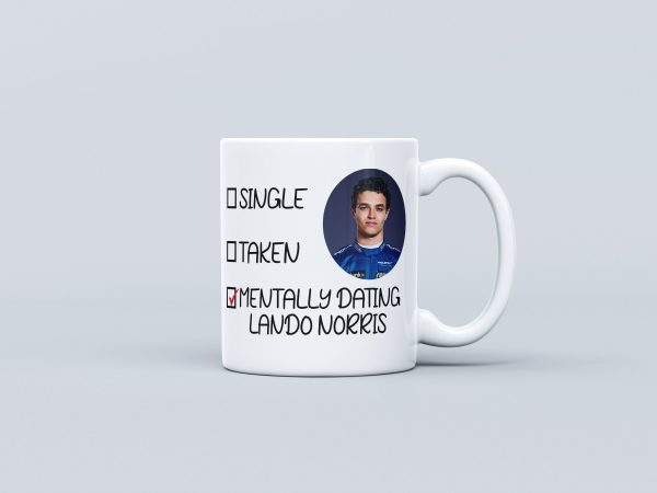 Lando Norris F1 Formula 1 Fan - Mclaren F1 Team Mug - Lando Fan Gift Mug
