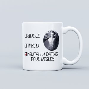 Mentally Dating Paul Wesley Mug | Tea Coffee Ceramic Mug Cup | Gift For Paul Wesley Fan | Vampire Diaries Gift For Her