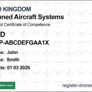 CAA Drone Licence UK - Plastic Card - Free UK Delivery