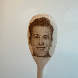 Anton Du Beke's Face Engraved on a Wooden Spoon (30cm), Birthday, Christmas Gift. Strictly Come Dancing UK TV Show Judge