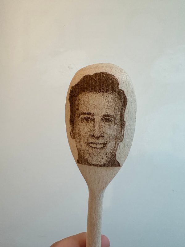 Anton Du Beke's Face Engraved on a Wooden Spoon (30cm), Birthday, Christmas Gift. Strictly Come Dancing UK TV Show Judge
