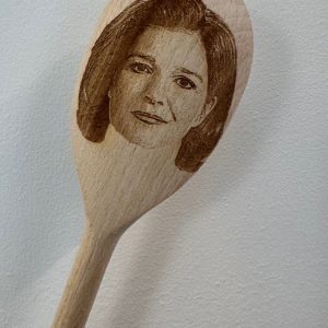 Kate Mulgrew's Face Engraved on a Wooden Spoon (30cm), Birthday, Christmas Gift. Star Trek, Orange is the New Black