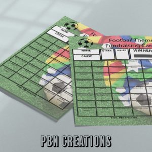Football scratch cards A6 - Fundraising Scratch Panel Charity Event For Your Club