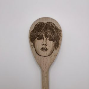 V -  Bangtan Boys gift wooden spoons personalized engraved Jin Suga J-Hope RM Jimin V Jungkook Wooden Spoon Set Gift