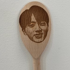 Jin-  Bangtan Boys gift wooden spoons personalized engraved Jin Suga J-Hope RM Jimin V Jungkook Wooden Spoon Set Gift