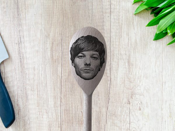 Louis Tomlinson gift wooden spoons personalized engraved Spoon Gift one direction