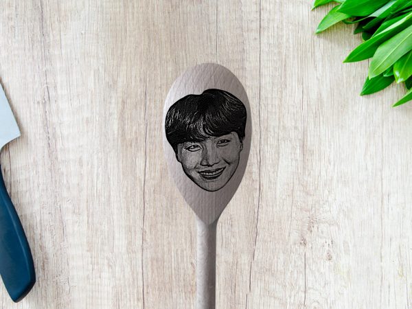 J- Hope -  Bangtan Boys gift wooden spoons personalized engraved Jin Suga J-Hope RM Jimin V Jungkook Wooden Spoon Set Gift