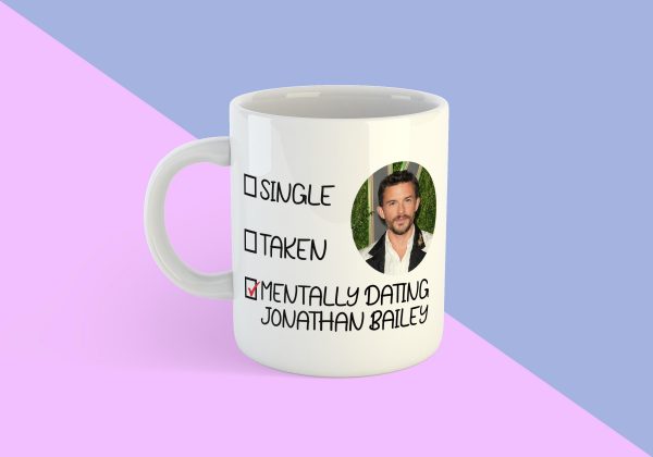 Mentally Dating Jonathan Bailey Mug - Stocking Filler - Gift for her - Gift for friend - Jonathan Bailey Merch